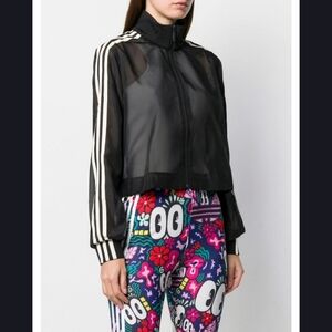 Adidas Originals Black See-through Track Jacket XS